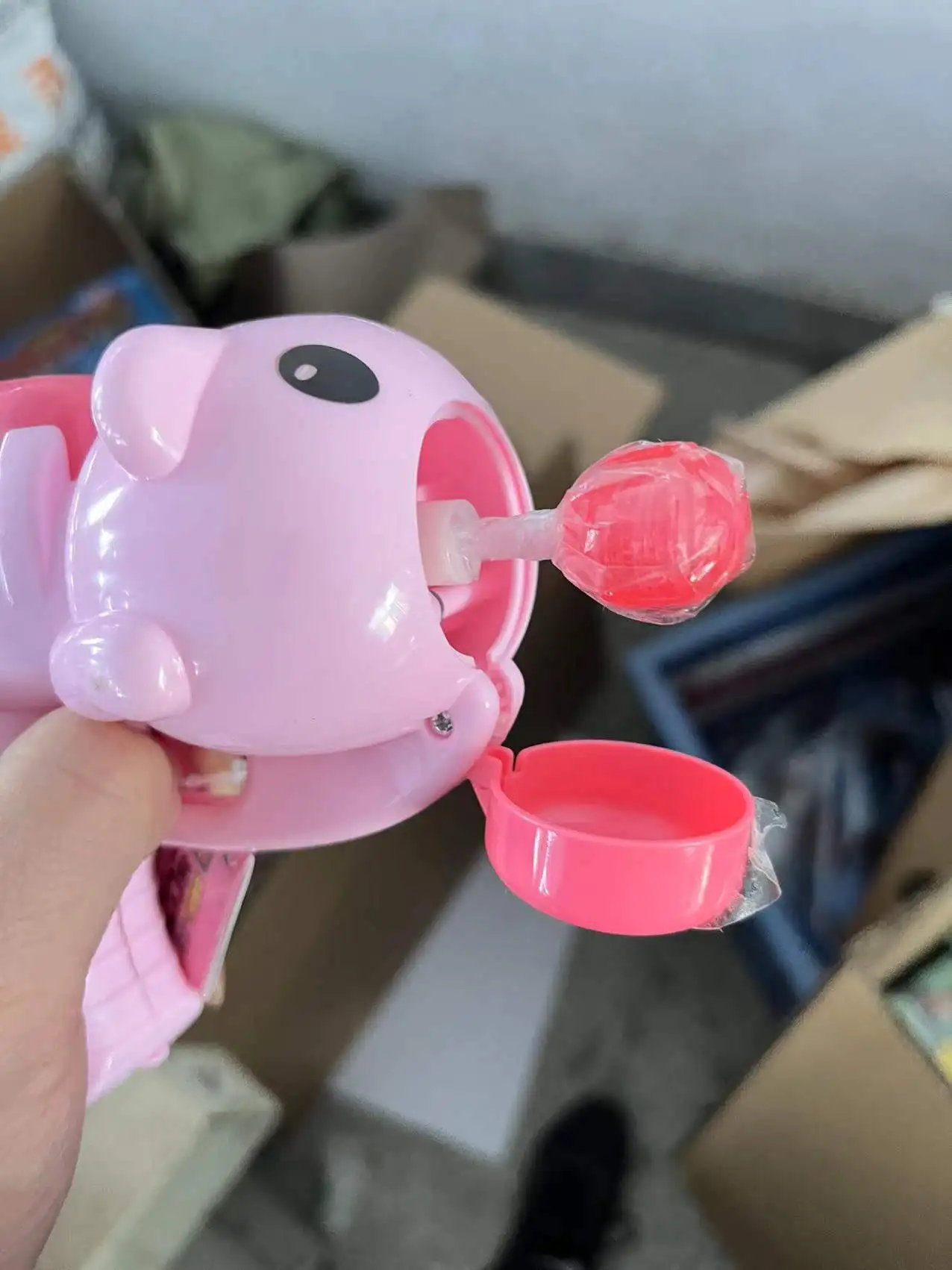 Shantou Factory Price Lovely Kids Candies Lollipop Gun For Plastic Candy Sweet Toys