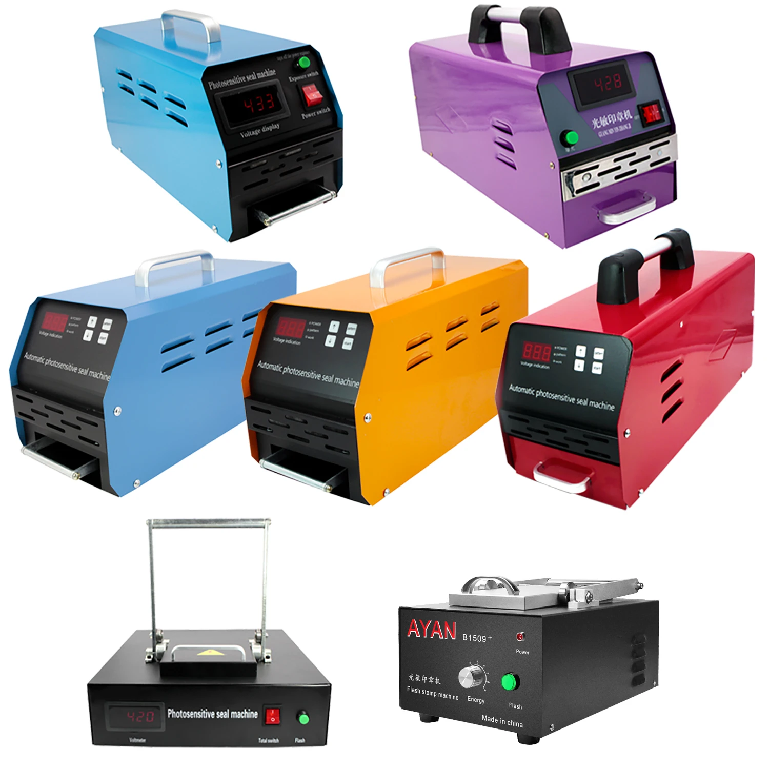 Name Stamp Maker Rubber Flash Making Machine Fully