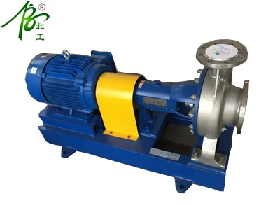 IH IHF industrial chemical pump stainless steel end suction pump explosion-proof hot oil delivery pump