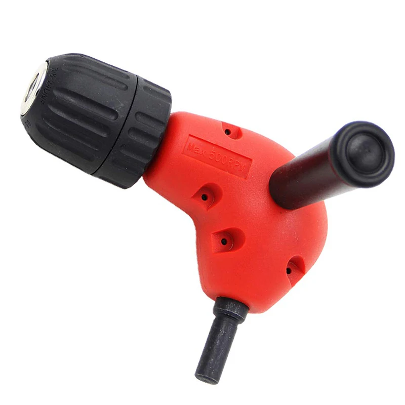 Plastic 90 Degree Chuck Key Handle Adapter For Right Angle Drill Attachment Drives Electric Drill