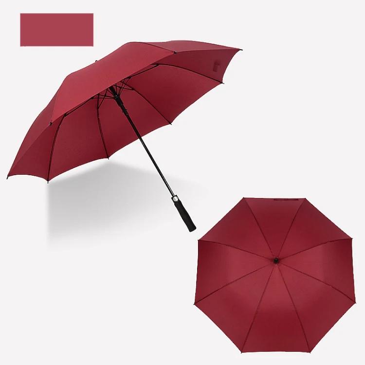 30'x8k Big size low MOQ straight umbrella with logo print custom golf umbrella