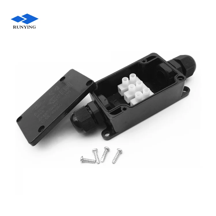 Industrial IP65 Waterproof terminal box commercial lighting electrical tri-proof box wire cable used plastic junction box
