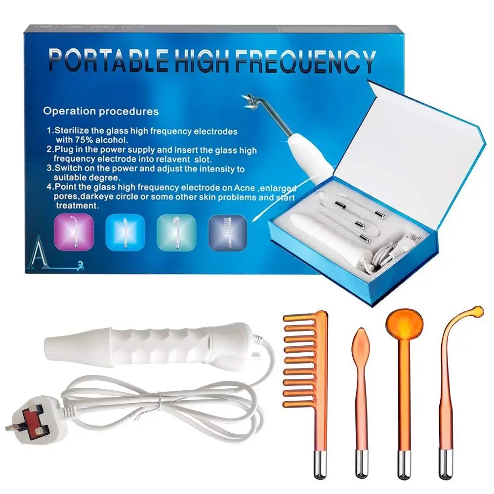 High frequency skin therapy wand face lifting for home use skin therapy machine