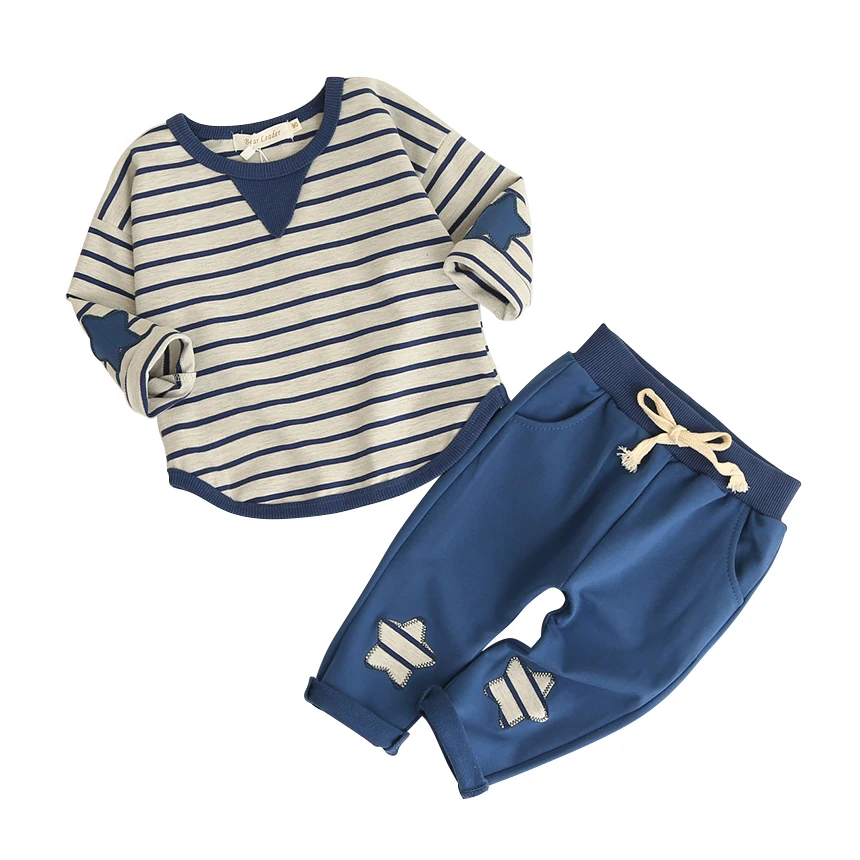 
Bear Leader Boys Clothing Sets 2019 Fashion Style Kids Clothing Sets Long Sleeve Striped T-shirt+Pants 2Pc for Children Clothing 
