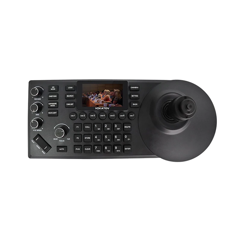 4D PTZ Keyboard Controller, 4D ptz joystick controller, ptz camera keyboard ip ptz controller for High Speed PTZ Dome IP Cameras