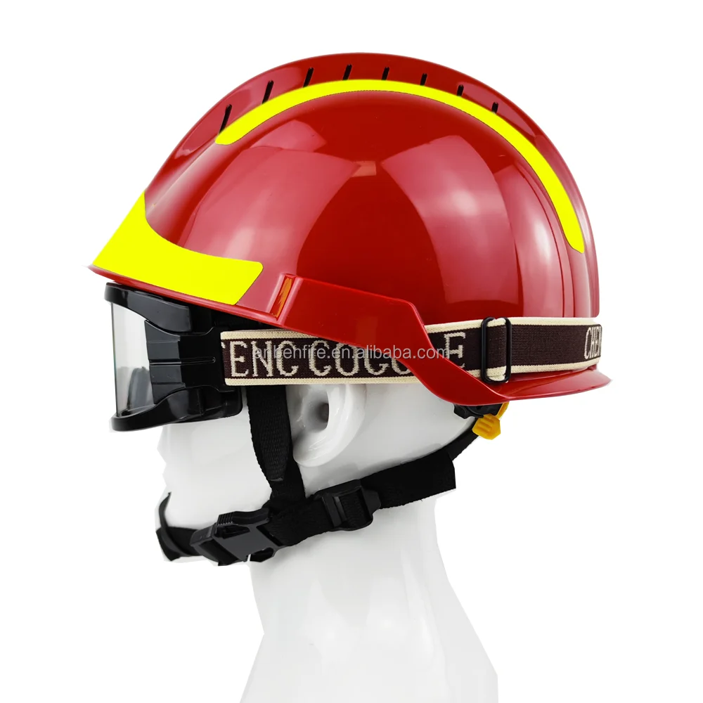 2024 Flame Retardant Fire Fighting Protective Firefighter Safety Rescue Helmet for Firemen