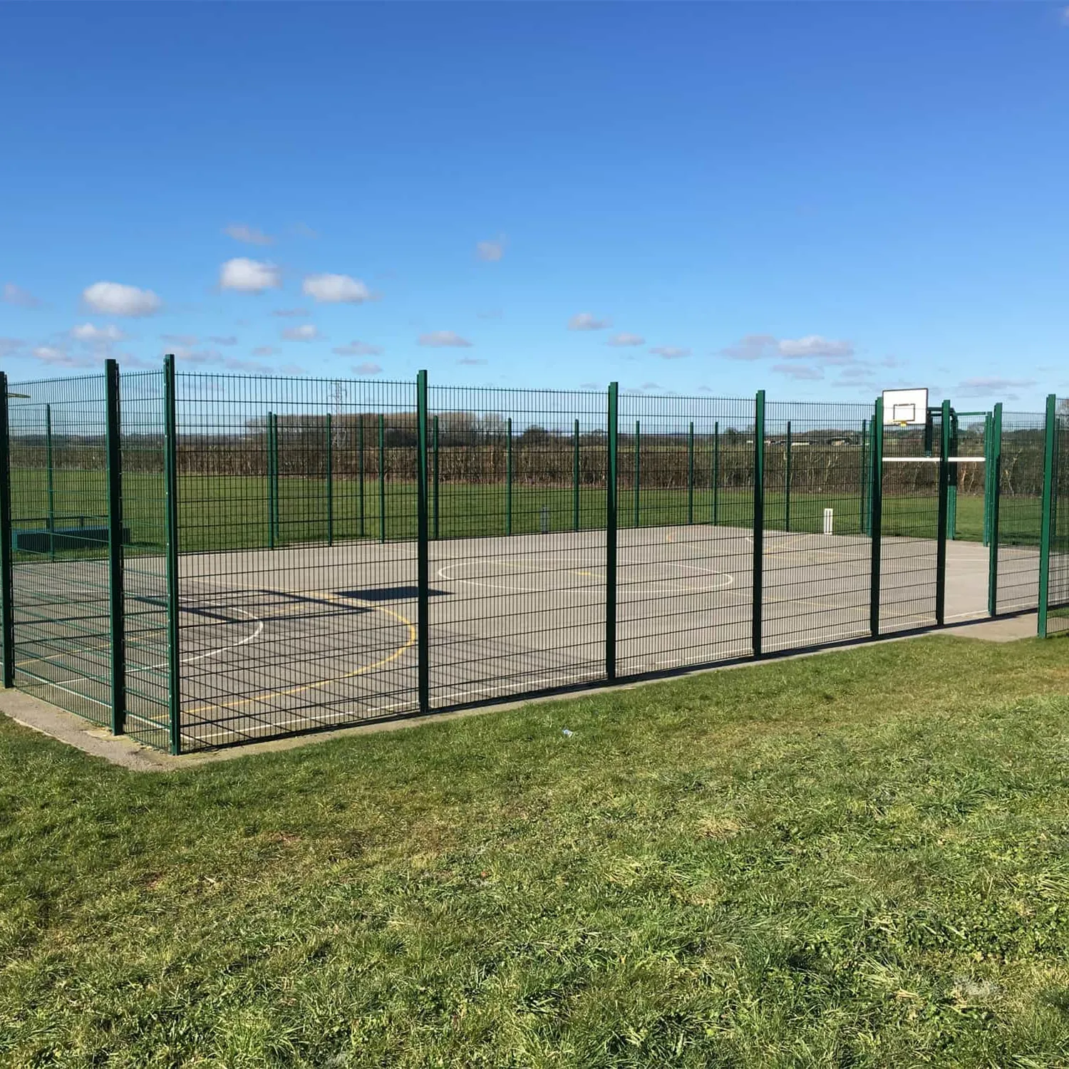 
Easily Assembled Sports Venues Used Twin Guard Iron Welded Wire Mesh Fence 