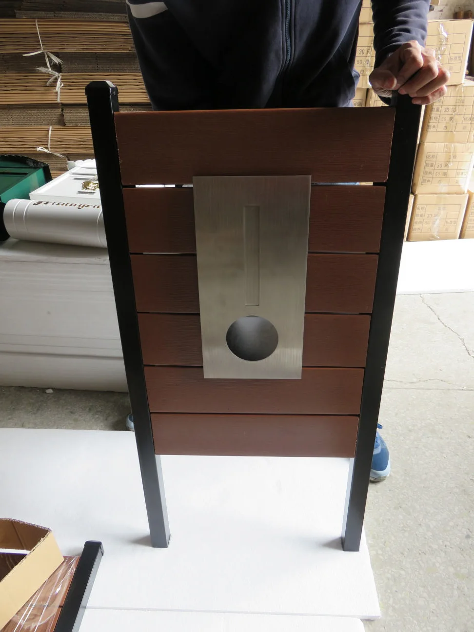 Австралийский рынок, деревянный почтовый ящик из нержавеющей стали с шестом