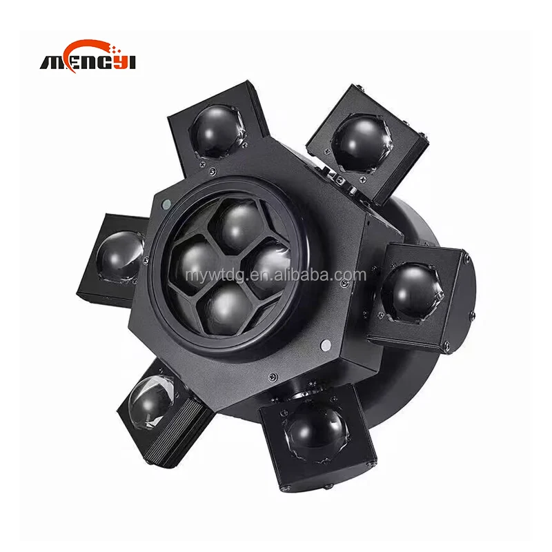 6 Head LED Colorful Moving Head Laser Lights Magic Ball Party Stage Lights Mini Disco Led Lamp