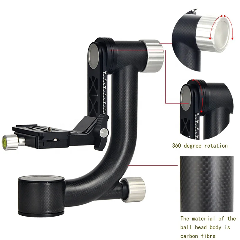 Arca Swiss Quick Release Plate Carbon Fiber DSLR Camera Panoramic Gimbal Tripod Ball Head