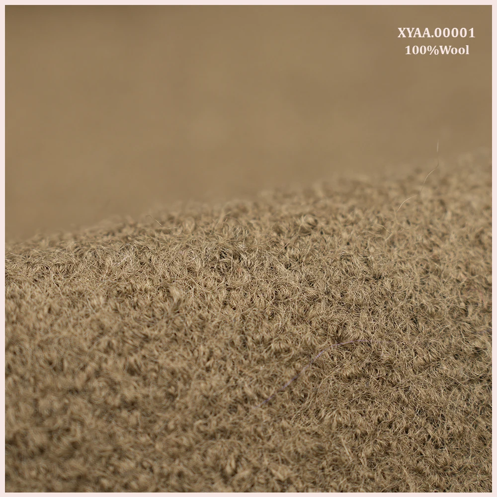 Вареная бархатная Супер тонкая Мериносовая 100% Шерстяная трикотажная ткань для мужчин и женщин зимнее осеннее пальто тяжелые куртки