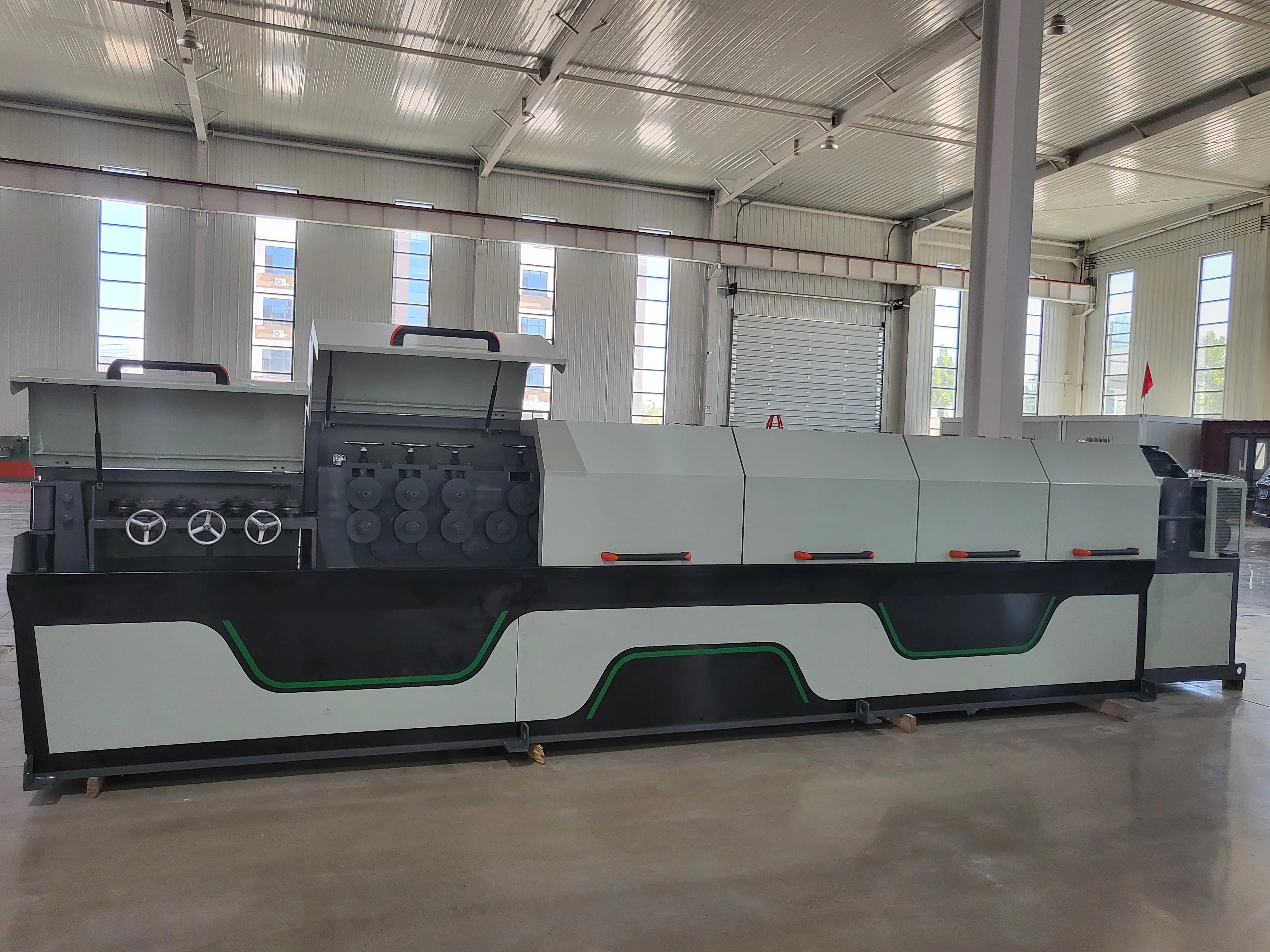 BY5-12 Automatic Steel Rod Rebar Coil Wire Steel Bar Straightening and Cutting Machine