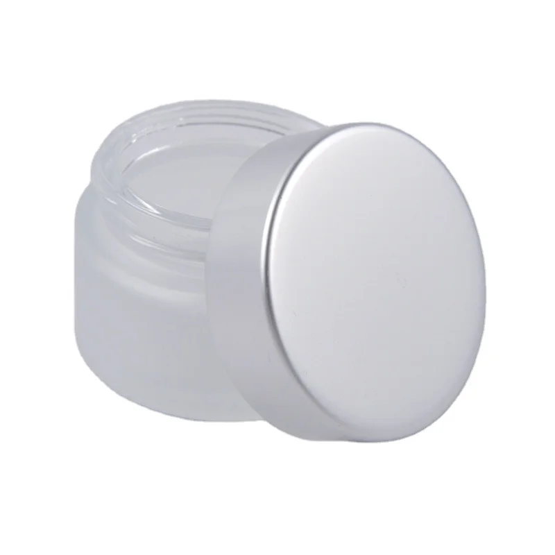 30g 1oz empty clear green black blue cream cosmetic glass jar in stock