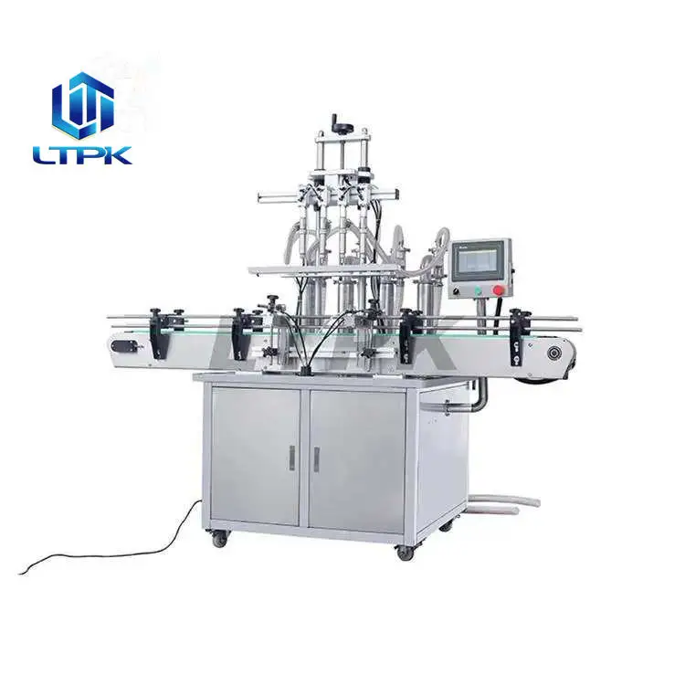 Automatic 4 Head  Water liquid perfume Bottle Liquid detergent Filling machine price