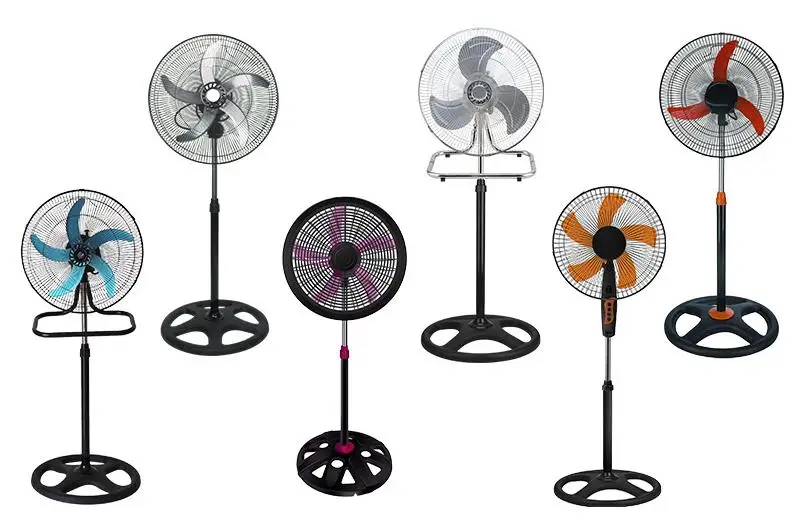 Portable 18-Inch Electric AC Motor Fan 3-Speed Plastic Pedestal Fan with Oscillation & Cooling Function for Home & Garage Use