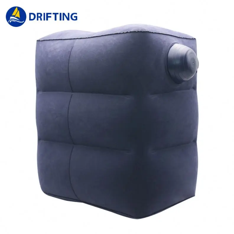 
Skin-Friendly Convenient Storage Built-In Air Pump Inflatable Foot Shaped Feet Pillow Elevate Legs 