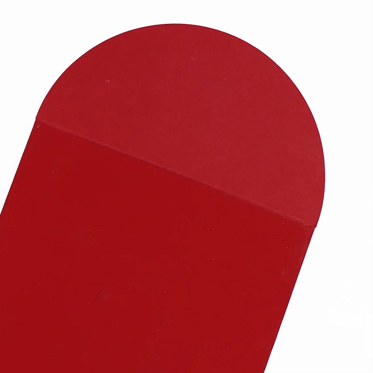 gold foil custom print red pakcet flower Laser cut angpow packet rubble  feeling red packet