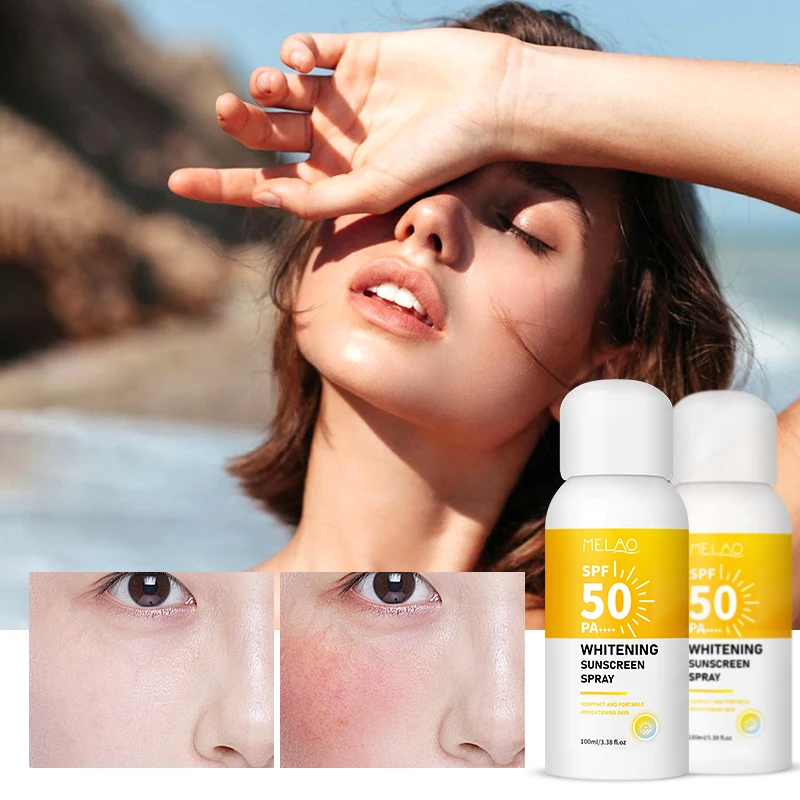 New Arrival Korean Sunscreen Spf 50 Spray Skin Care Whitening Cream Moisturizing Face Spray Sun Screen Protection