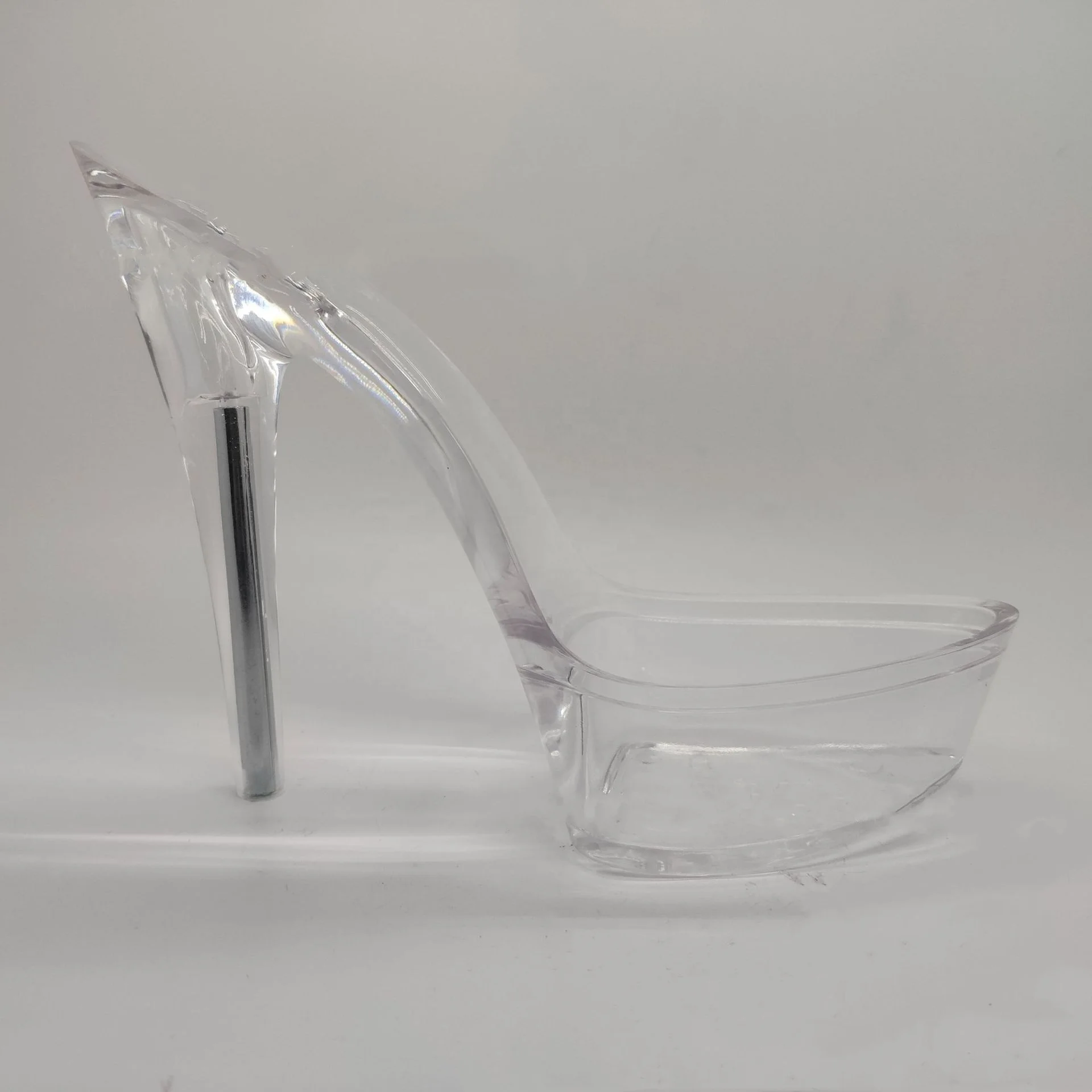 14 см прозрачный Твердый чехол для компьютера на высоком каблуке подошва обуви на высоком каблуке