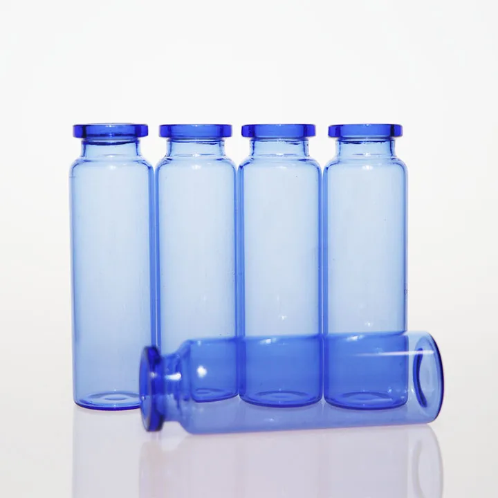 Transparent Vaccine Medical Borosilicate Glass Bottle Vial