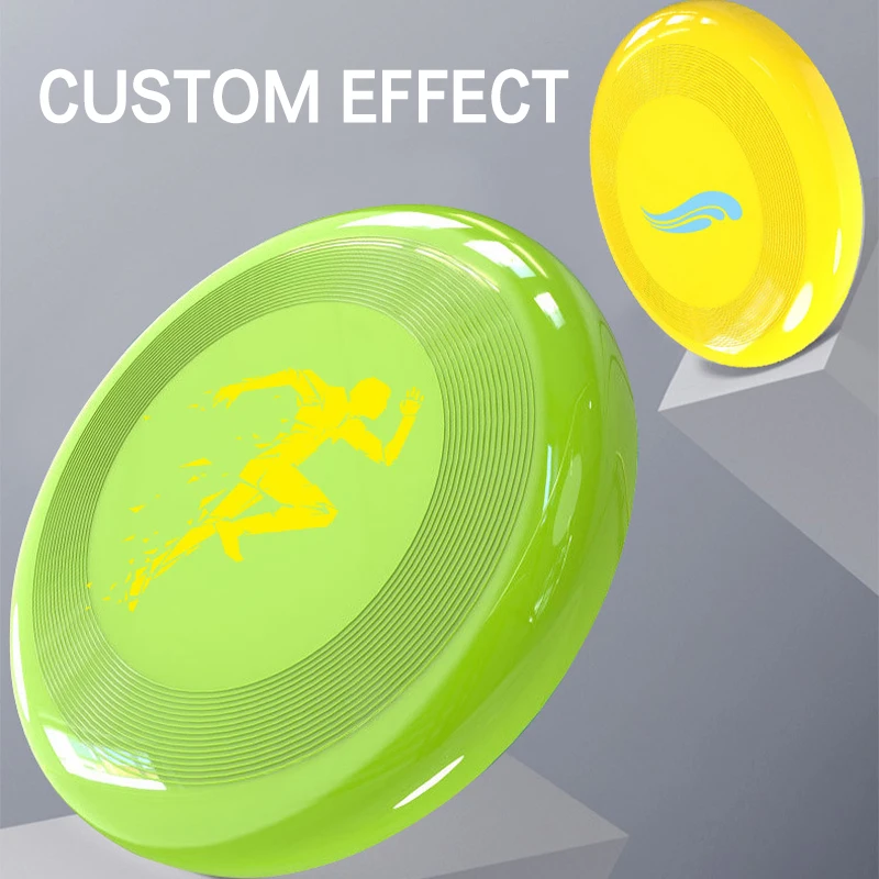 HS 25CM  custom logo Hand Throwing Flying Disc Saucer Spinner disc golf custom logo With Interactive Game