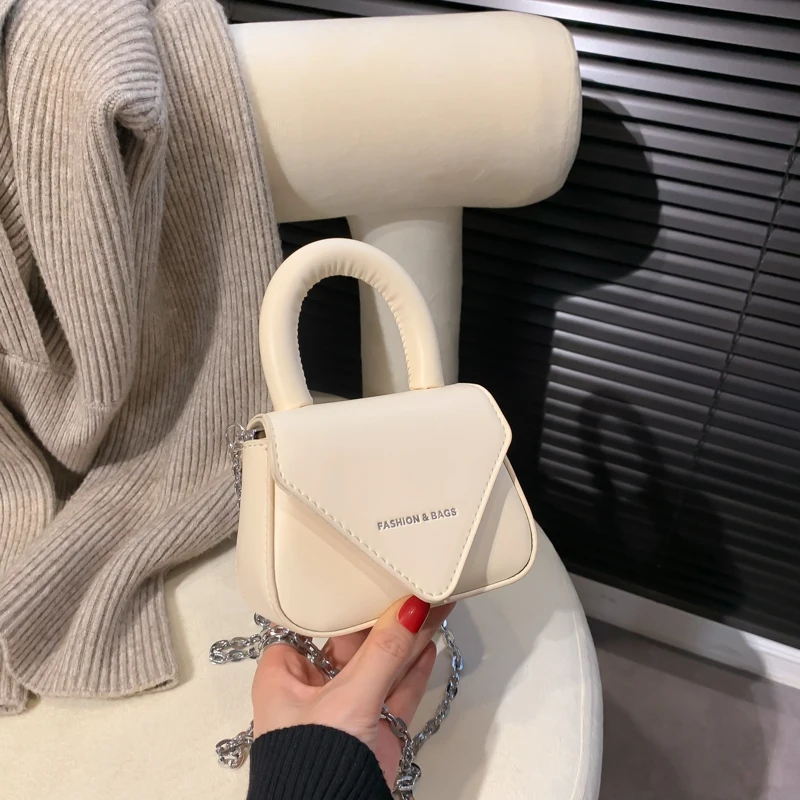 New Fashion Crossbody Bag Women Simple Texture Brand Designer Pu Leather long Chain Handbags For Women ladies sling bag