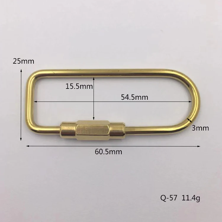 Special Key Fob Hardware Brass Bag Hook Key Chains