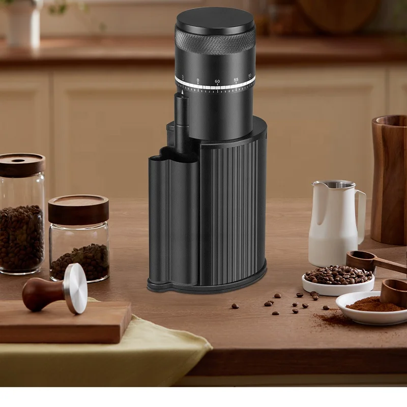 Coffee Bean Grinder 75W New Technology Professional point adjustment High performance More uniform electric Burr Grinder