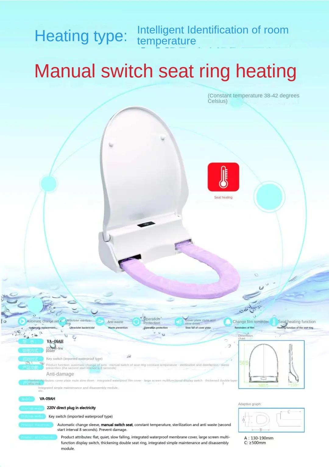 Лидер продаж, недорогие пользовательские водонепроницаемые пластиковые чехлы для сидений унитаза с подогревом, одноразовые