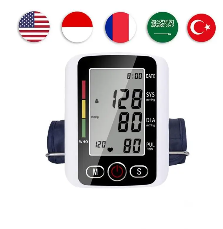 Automatic blood pressure monitor arm blood pressure monitor supports  ASEAN Digital BP