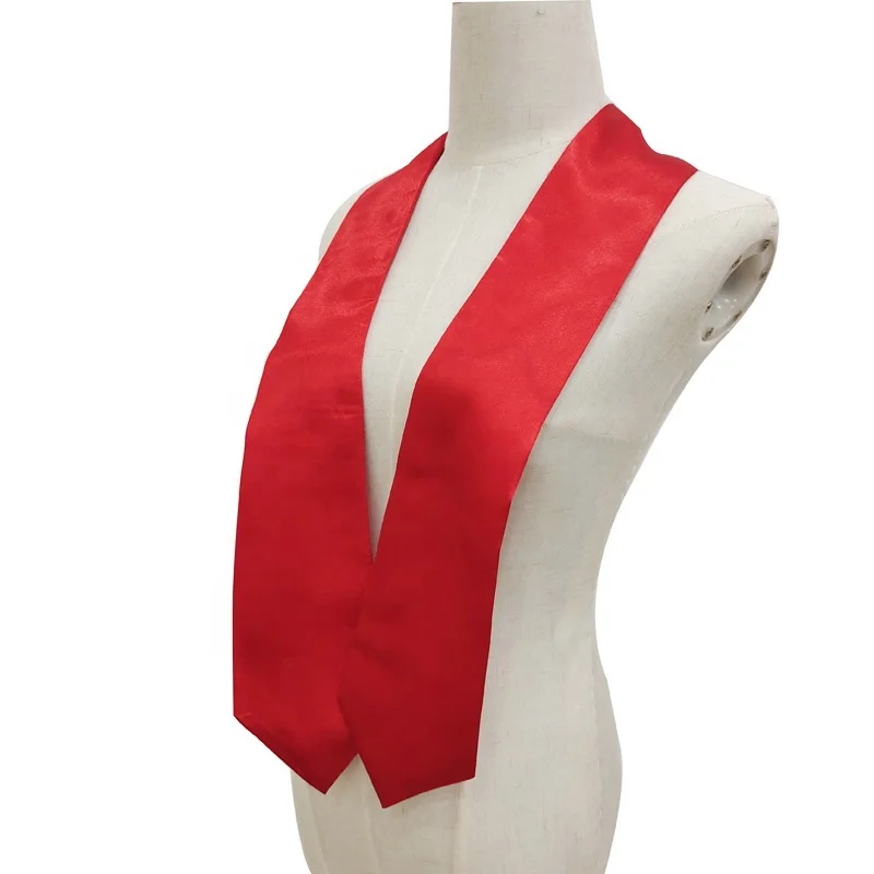 Unisex Graduation Stole Plain Graduation Sash Honor Stole for Graduation Students