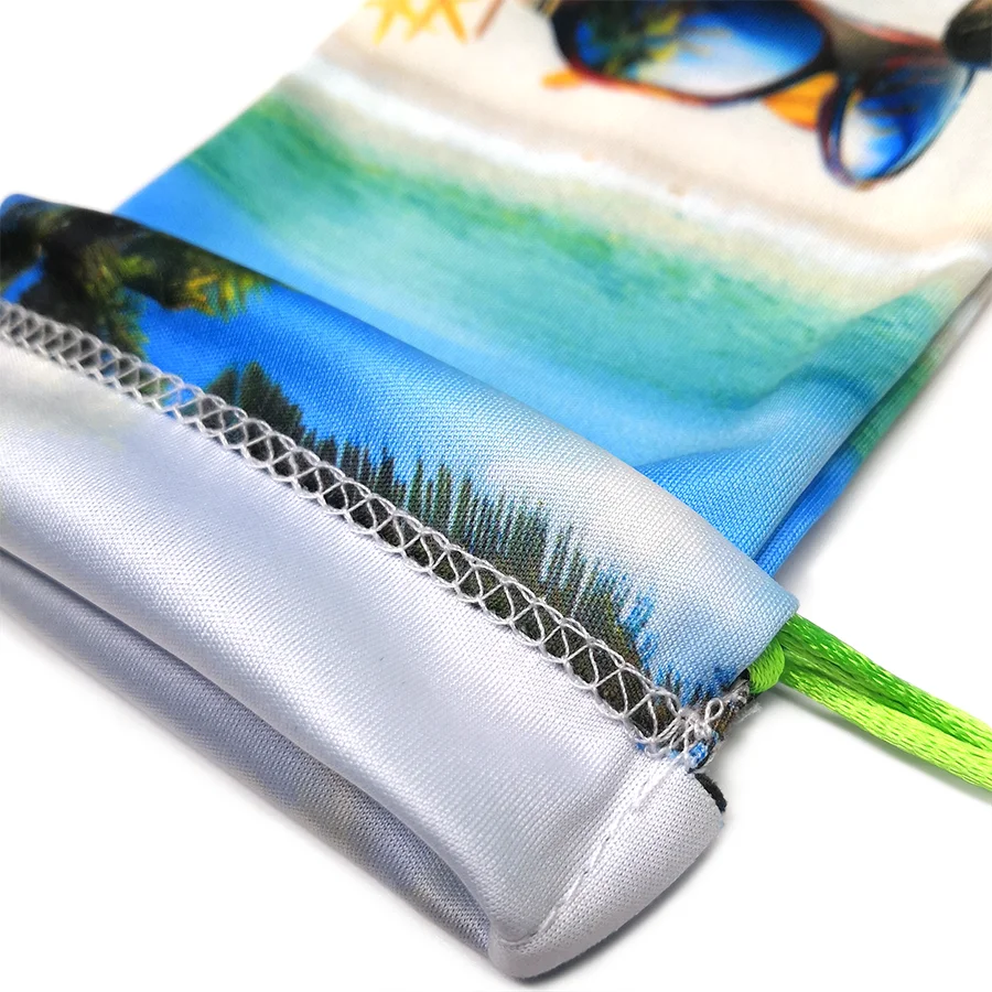 Чехол для очков из микрофибры с принтом логотипа на заказ