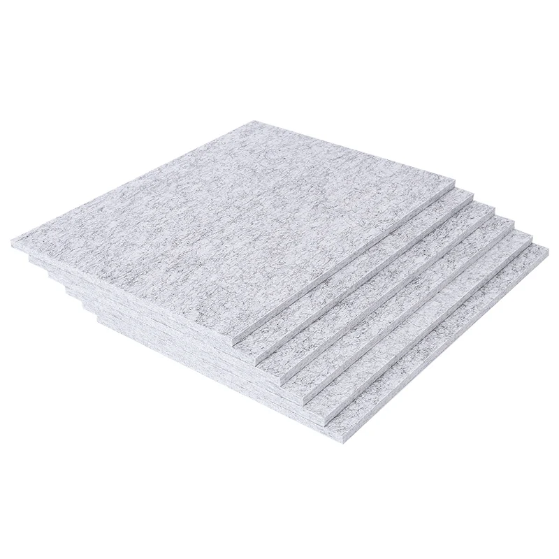 9mm Thickness Polyester Sound Absorber Acoustic Ceiling Pet Felt Wall panels