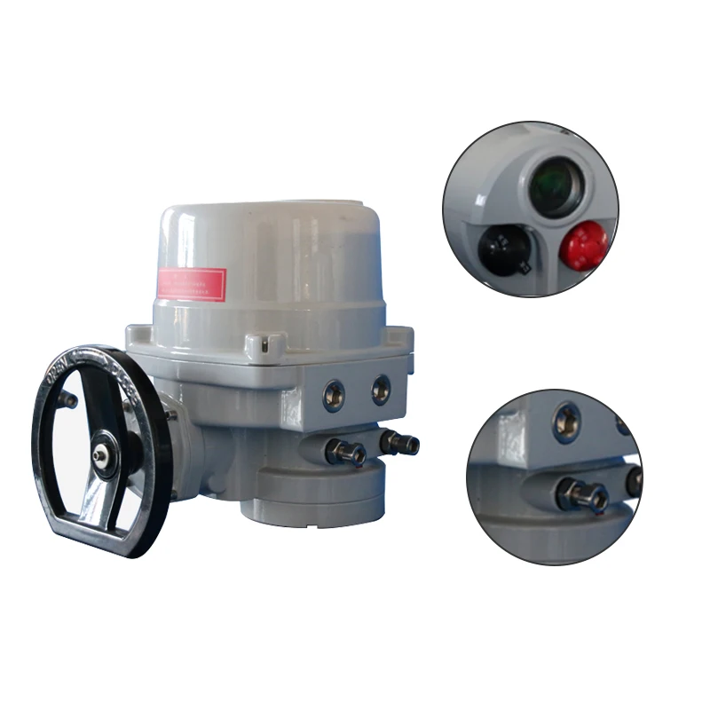QT Grey Intelligent Part-turn Electric Valve Actuator