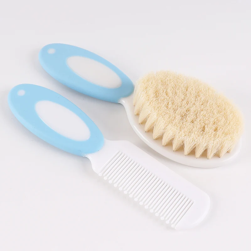 Private Label Baby Care Tools Goat Hair Brush