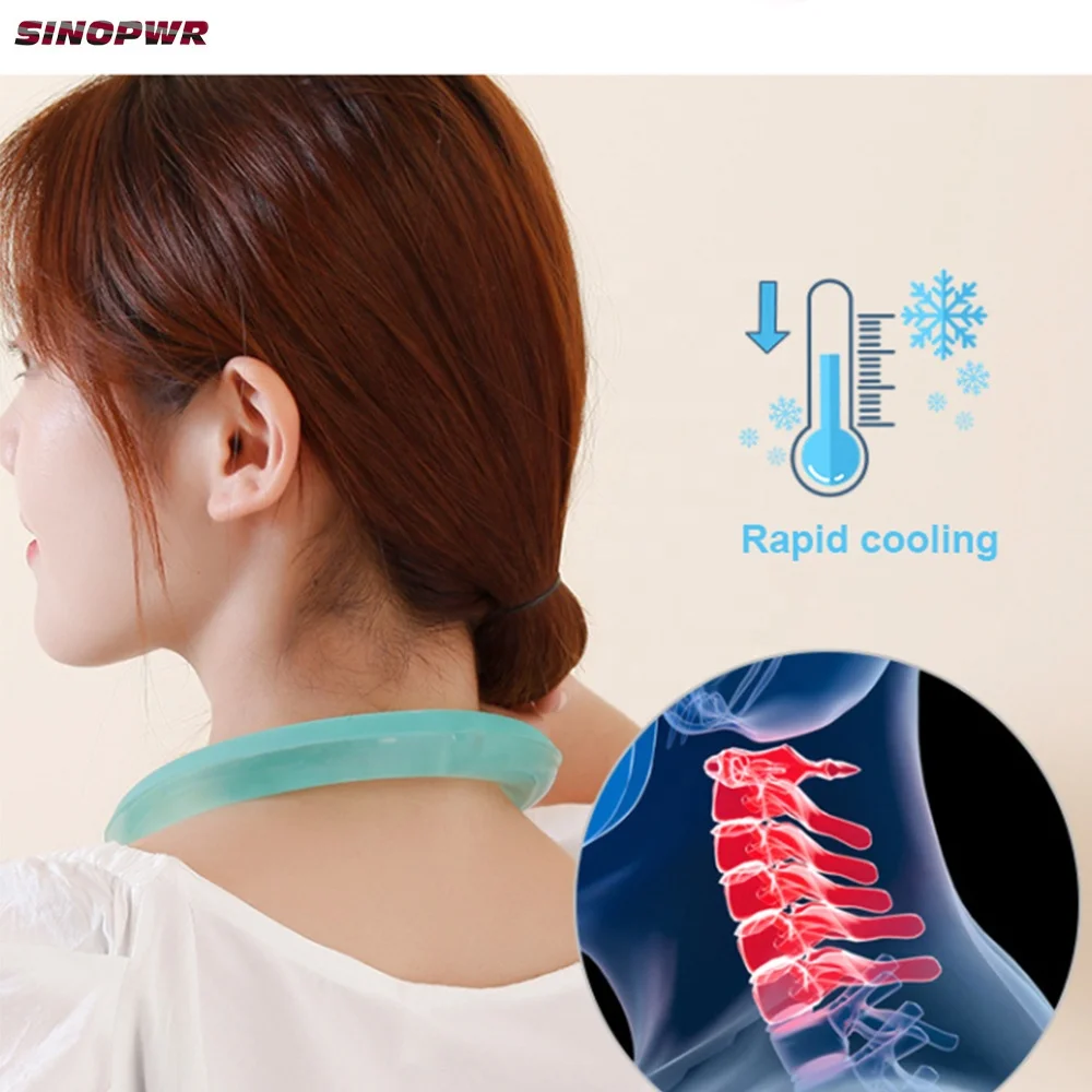 Волшебный охладитель, фазовое изменение, охлаждающая трубка для шеи, охлаждающее ожерелье, охлаждающая шея для занятий спортом