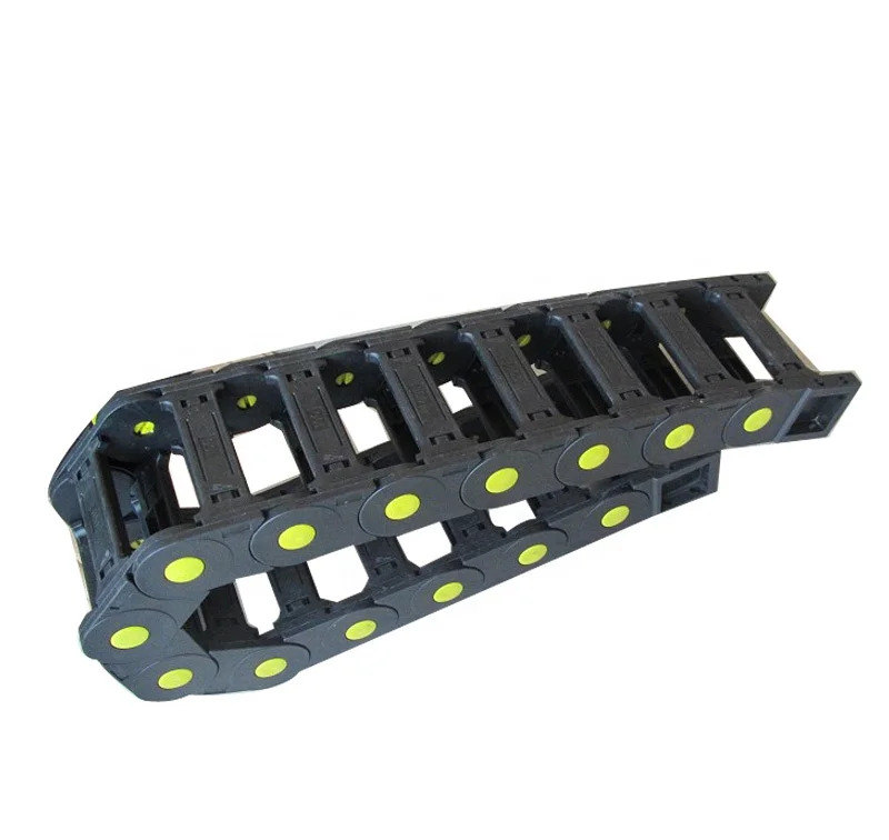 Popular Product Open Type Flexible Cable Tray Provided CNC Machine Light Weight Drag Chain Protect Wire Tp Plastic Zhongxin 1.6