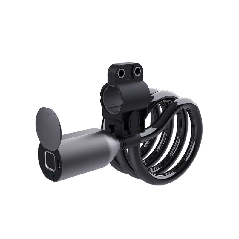 Оптовая продажа безопасности биометрических отпечатков пальцев замок для велосипеда Умный Замок зеленые велосипедные уровня 5 CN;ZHE SL001Y черный 2 шт. 667 г