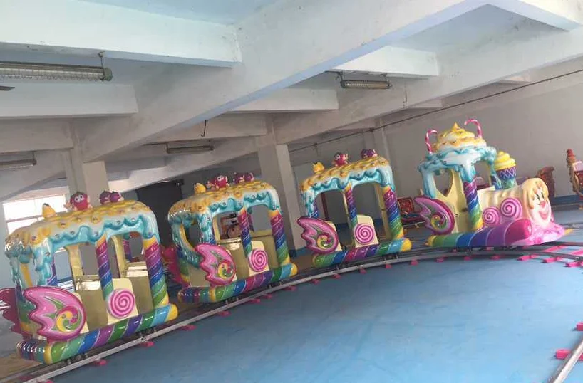 Park amusement equipment mini track train for amusement park christmas track train