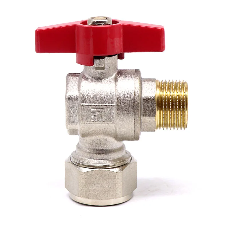 
T438 Hot Sale cheap good quality China Factory male angle wahler vavle brass water ball vavle 