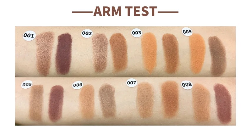 Wholesale Cosmetics Bronzer Custom Private Label  Contouring Palette Face and Body  Makeup
