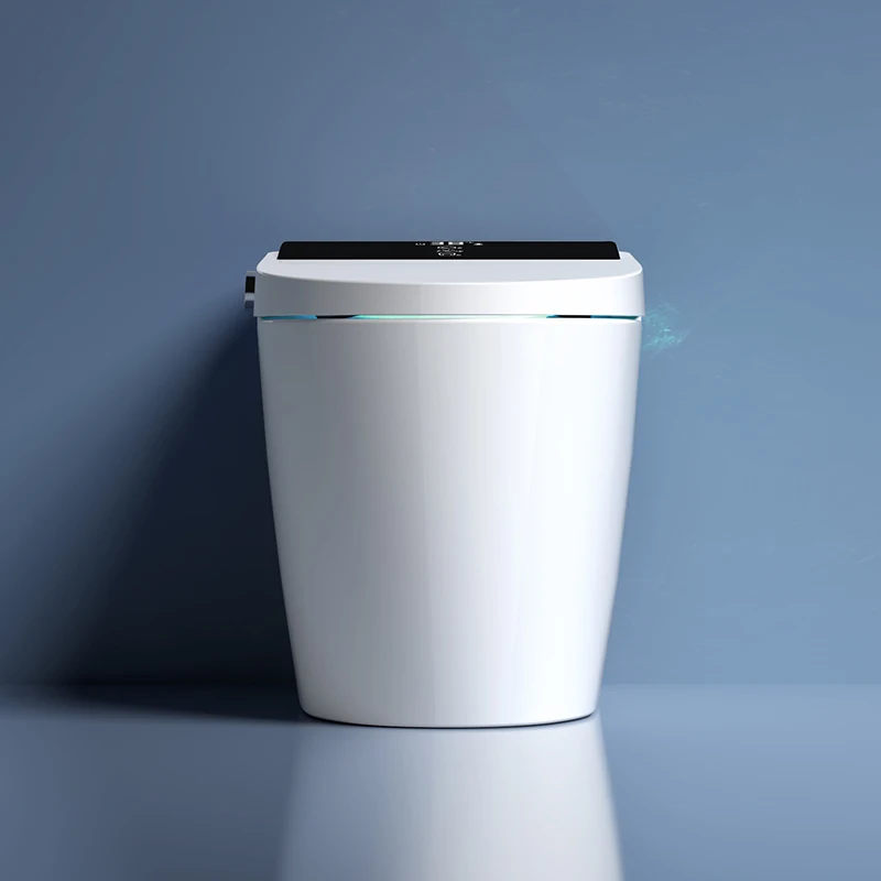 New arrival floor mounted app remote voice control self cleaning electric smart bidet toilet