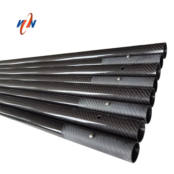 high quality  high strength 3K 3k stwill  surface matte or glossy  carbon fiber telescopic tubes  tripod tube