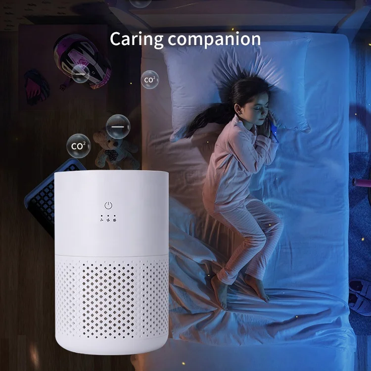 2022 KATALD New Design White USB Type C Desktop Air Purifier with Aroma Function Filter