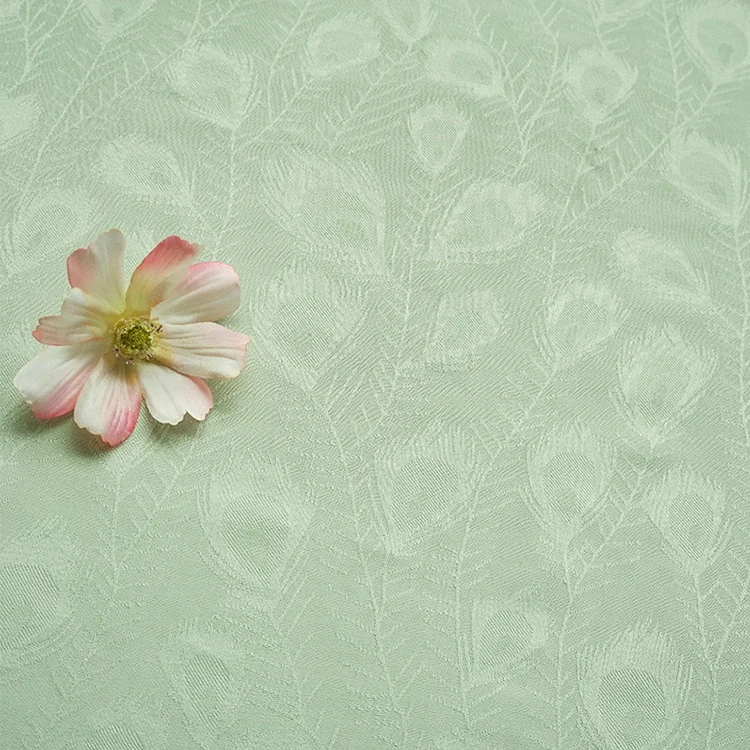 Hot sale multi color textile material jacquard custom apparel fabric rayon for home textile