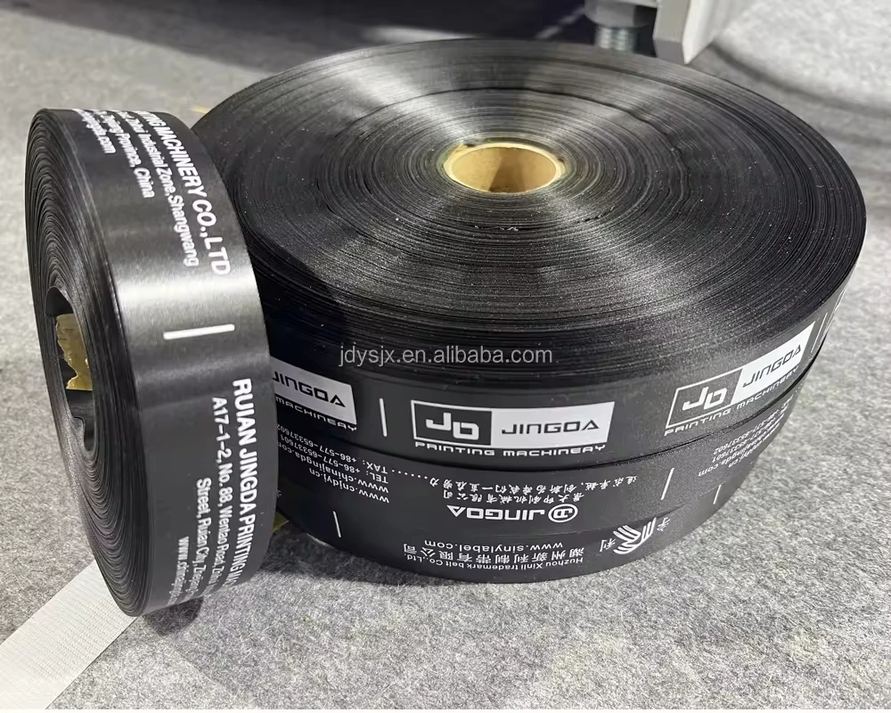 JD-3001 Wholesale 1 Color Automatic Screen Elastic Narrow Fabric Printing Machine High Speed Garment Care Label Screen Printer