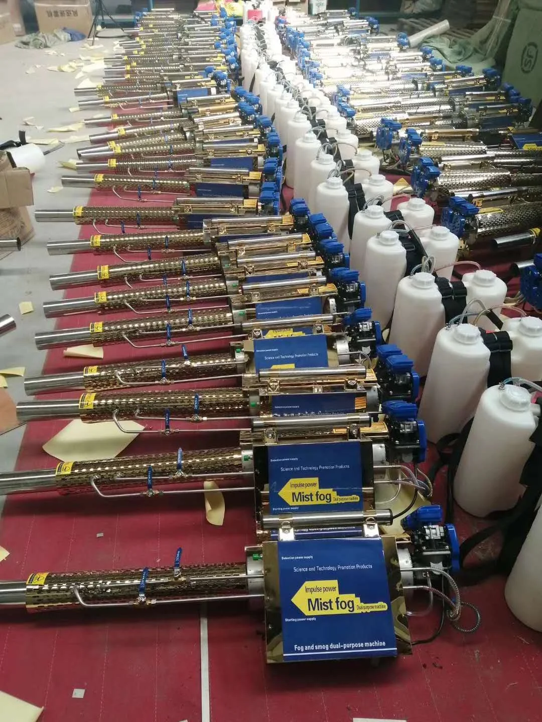 Factory price pulse mist disinfection machine electric sprayer backpack smoke machine large powerful thermal fogging machine