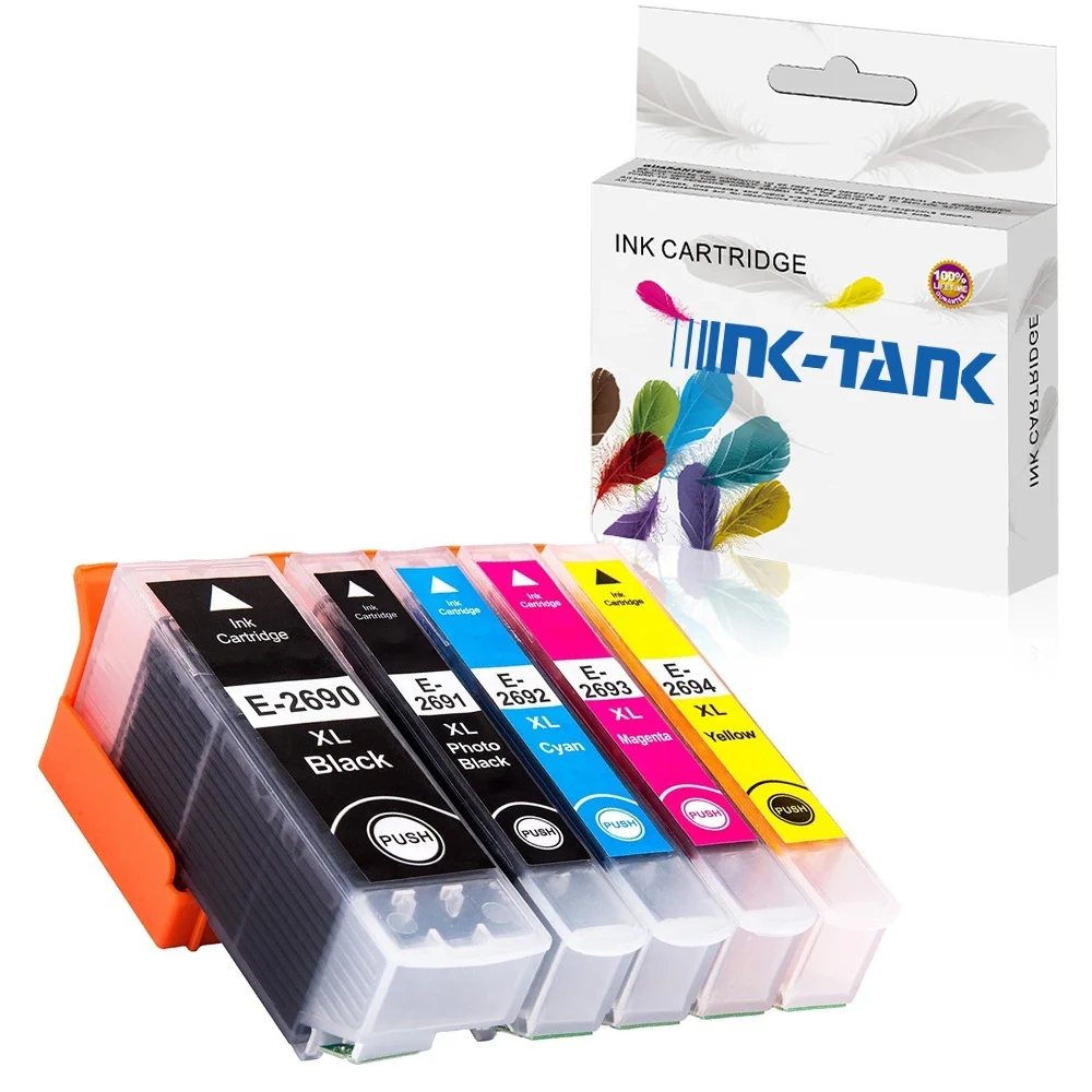 INK-TANK T2690 T2691 T2692 T2963 T2694 Premium Color Compatible Ink Cartridge for Epson EXPRESSION PREMIUM XP-702 Printer
