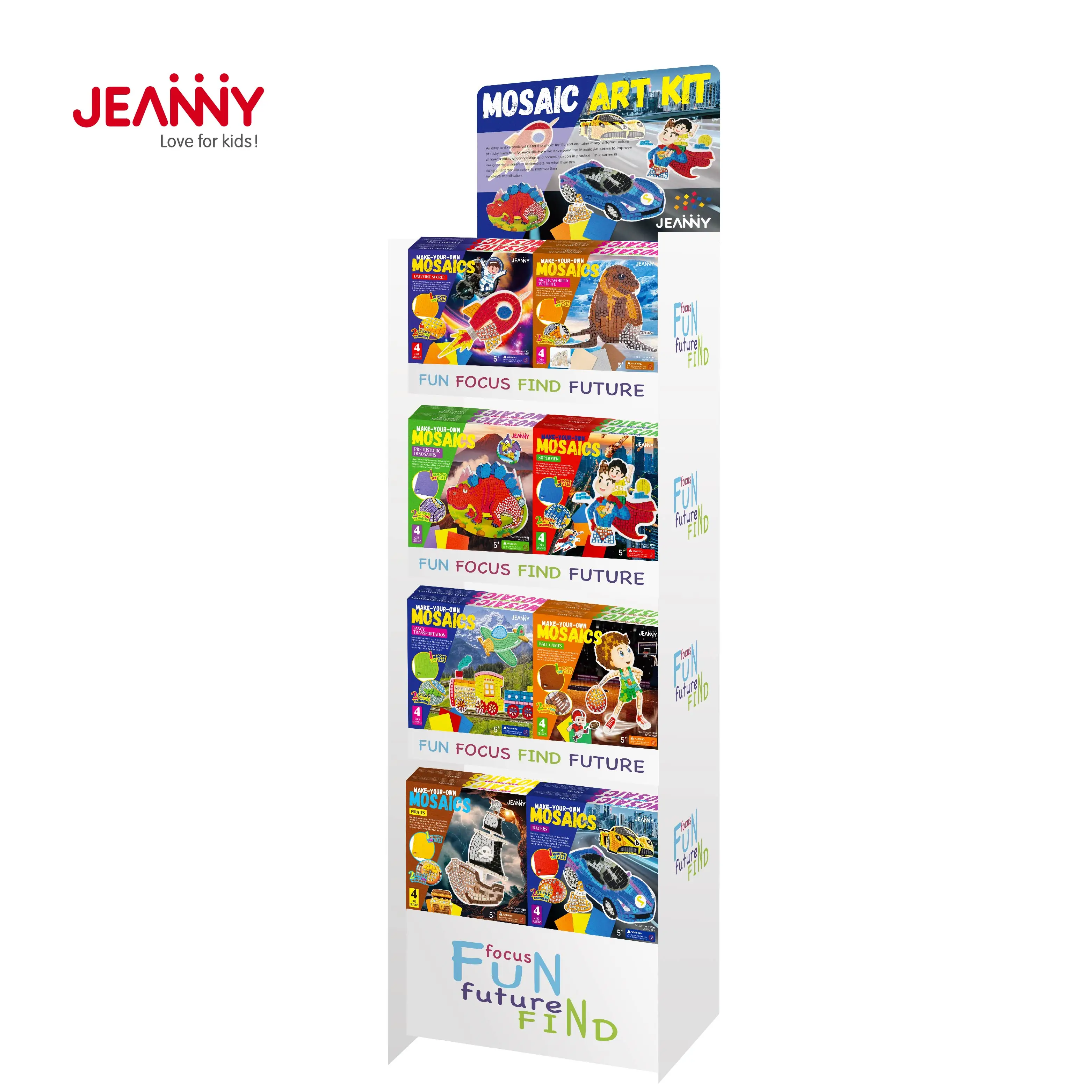 3D Cartoon Puzzle STEM Educational Supplies Children Circus Toys Mosaic Art Sticker For Kids