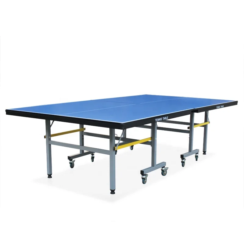 15mm MDF Indoor Table Tennis Table with Quick Clamp PingPong Net and Post Set Accessories